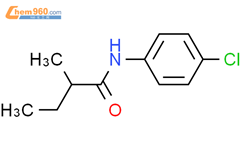 N-(4-chlorophenyl)-2-methylbutanamide结构式图片|335204-05-2结构式图片