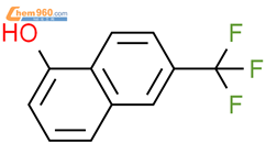 1-萘酚，6-（三氟甲基）-结构式图片|33533-45-8结构式图片