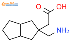 (9Ci)-2-(氨基甲基)八氢-乙酸结构式图片|335458-68-9结构式图片