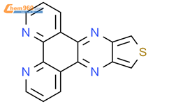 噻吩并[3',​4':5,​6]​吡嗪[2,​3-​f]​[1,​10]​菲咯啉结构式图片|336629-65-3结构式图片