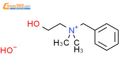 Benzenemethanaminium,N-(2-hydroxyethyl)-N,N-dimethyl-, hydroxide (1:1)结构式图片|33667-47-9结构式图片