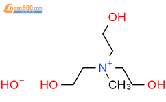 三(2-羟乙基)甲基氢氧化胺结构式图片|33667-48-0结构式图片