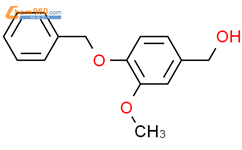 4-苄氧基-3-甲氧基苯甲醇结构式图片|33693-48-0结构式图片