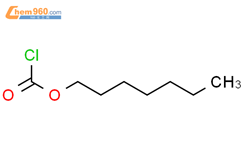 氯甲酸正庚酯结构式图片|33758-34-8结构式图片