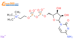 胞磷胆碱钠结构式图片|33818-15-4结构式图片