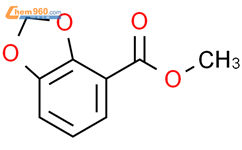 苯并-1,3-二氧戊环-4-甲酸甲酯结构式图片|33842-16-9结构式图片