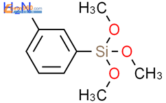 对氨基苯基三甲氧基硅烷结构式图片|33976-43-1结构式图片