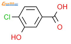 4-氯-3-羟基苯甲酸结构式图片|34113-69-4结构式图片
