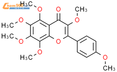 3,4'，5,6,7,8-六甲氧基黄酮结构式图片|34170-18-8结构式图片