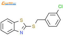 苯并噻唑，2-[（3-氯苯基）甲基]硫代]-结构式图片|342806-16-0结构式图片