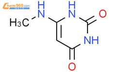 6-甲基氨基尿嘧啶结构式图片|34284-87-2结构式图片