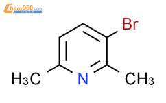 3-溴-2,6-二甲基吡啶结构式图片|3430-31-7结构式图片