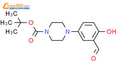 4-(3-甲酰基-4-羟基苯基)哌嗪-1-羧酸叔丁酯结构式图片|343306-50-3结构式图片