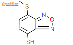 4-巯基-7-甲硫基-2,1,3-苯并恶二唑结构式图片|343586-68-5结构式图片