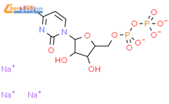 胞苷5'-二磷酸三钠盐 水合物结构式图片|34393-59-4结构式图片