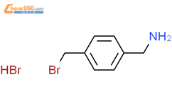 4-溴甲基苄胺氢溴酸结构式图片|34403-47-9结构式图片