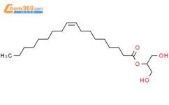 2-油酸单甘油酯结构式图片|3443-84-3结构式图片