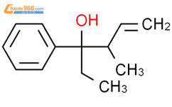 α-乙基-α-(1-甲基-2-丙烯-1-基)苯甲醇结构式图片|344308-86-7结构式图片