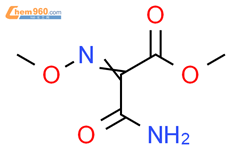 Propanoic acid, 3-amino-2-(methoxyimino)-3-oxo-, methyl ester结构式图片|344354-28-5结构式图片