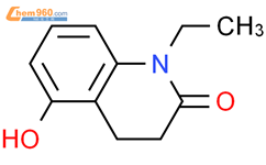 1-ethyl-5-hydroxy-3,4-dihydroquinolin-2-one结构式图片|34591-84-9结构式图片
