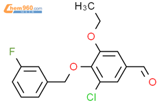 3-Chloro-5-ethoxy-4-(3-fluoro-benzyloxy)-benzaldehyde