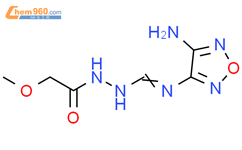 N-[(Z)-[amino-(4-amino-1,2,5-oxadiazol-3-yl)methylidene]amino]-2-methoxyacetamide结构式图片|346646-00-2结构式图片
