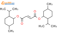 (-)-二薄荷基富马酸酯结构式图片|34675-24-6结构式图片