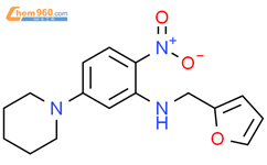 1-{3-[(2-furylmethyl)amino]-4-nitrophenyl}piperidine结构式图片|347355-96-8结构式图片