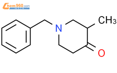 1-苄基-3-甲基-4-哌啶酮结构式图片|34737-89-8结构式图片