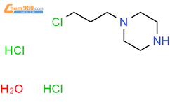 1-(3-氯丙基)哌嗪二盐酸盐半水合物结构式图片|34782-06-4结构式图片