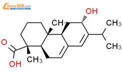12-羟基松香酸结构式图片|3484-61-5结构式图片