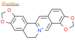 硫酸黄连碱结构式图片|3486-66-6结构式图片