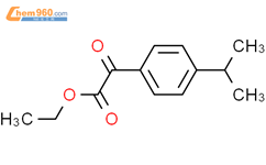 4-异-丙基苯甲酰基甲酸乙酯结构式图片|34906-84-8结构式图片
