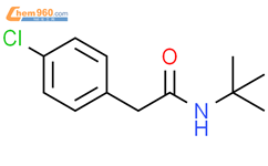 N-(叔丁基)-2-(4-氯苯基)乙酰胺结构式图片|349415-65-2结构式图片