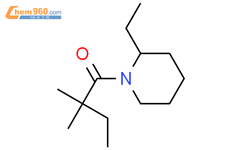 (9CI)-1-(2,2-二甲基-1-氧代丁基)-2-乙基哌啶结构式图片|349425-95-2结构式图片