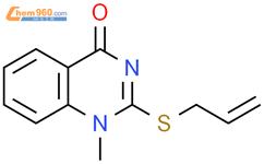 4(1H)-Quinazolinone, 1-methyl-2-(2-propen-1-ylthio)-结构式图片|349567-77-7结构式图片