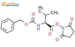 N-苄氧羰基-L-缬氨酸琥珀酰亚胺酯结构式图片|3496-11-5结构式图片