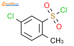 4-氯甲苯-2-磺酰氯结构式图片|34981-38-9结构式图片