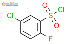 5-氯-2-氟苯磺酰基氯结构式图片|351003-49-1结构式图片