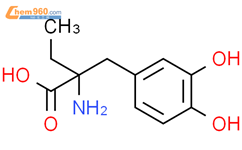 2-Amino-2-(3,4-dihydroxybenzyl)butanoic acid结构式图片|35115-72-1结构式图片