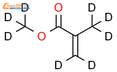 甲基丙烯酸甲酯-D8氘代内标结构式图片|35233-69-3结构式图片