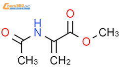 2-乙酰氨基丙烯酸酸甲酯结构式图片|35356-70-8结构式图片