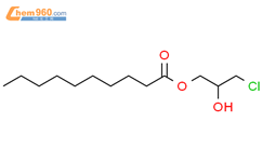 (±)-1-癸酰基-3-氯丙二醇结构式图片|3537-37-9结构式图片