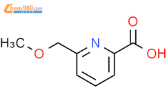 6-(甲氧基甲基)吡啶-2-羧酸结构式图片|354517-76-3结构式图片