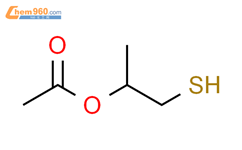 2-Propanol, 1-mercapto-, 2-acetate结构式图片|35508-06-6结构式图片