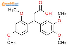 Benzenepropanoic acid, b-(2,4-dimethoxyphenyl)-3,4-dimethoxy-结构式图片|35582-73-1结构式图片