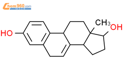 雌甾-1,3,5(10),7-四烯-3,17beta-二醇结构式图片|3563-27-7结构式图片