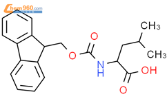 FMOC-L-亮氨酸结构式图片|35661-60-0结构式图片