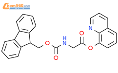 N-[(9H-芴-9-基甲氧基)羰基]-甘氨酸-8-喹啉基酯结构式图片|35661-62-2结构式图片