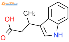 3-(1H-吲哚-3-基)丁酸结构式图片|3569-20-8结构式图片